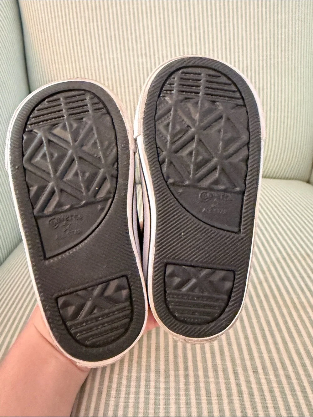 Converse Pink Magenta Velcro Baby Toddler Sneakers - Size 6